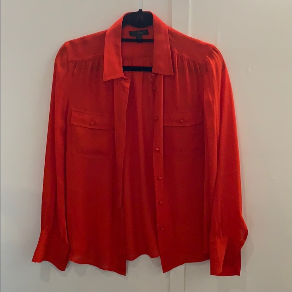 J Crew Silk Blouse